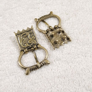 Gokstad rus historic ชุดคลุมบอลติกหัวเข็มขัดแขวนดาบไวกิ้งเข็มหมุด Sleipnir เข็มขัดสไตล์คอนโชอุปกรณ์เสริมทำจากทองแดงรูปเสือสัมผัส - Product Image 3