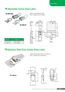TS-280-SUS Có Thể Điều Chỉnh Hộp Giao Hàng Khóa Kẹp Khóa Chốt Kéo Ở Giữa Bằng Thép Không Gỉ - Product Image 2