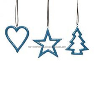 Décoration de Noël artisanale en aluminium blanc, écologique et durable, 100 % faite à la main, pour la maison - Product Image 2