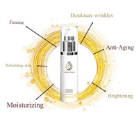 Sérum de Soin Anti-Âge Premium ODM pour le Visage et le Cou, Raffermissant, Réparateur, Éclaircissant et Blanchissant, à base de Beurre de Karité