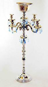 Candélabre à 3 lumières en or pour mariage, maison de Noël, hôtel, église, spa et décorations de fête - Product Image 5