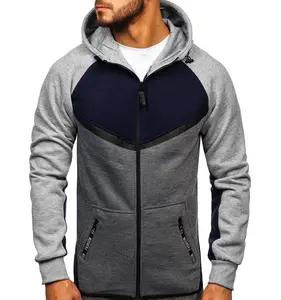 Hooded Sweatshirt Hoge Kwaliteit Custom Design Mannen Hoodie Mannelijke Lange Mouwen Effen Hoodies Mannen Big Size Casual Hooded Slim Fit kap