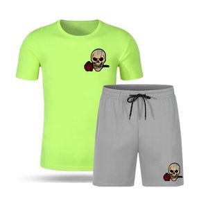 Joggers deportivos lisos ajustados informales de verano 2021 para hombre para uso al aire libre - Product Image 3