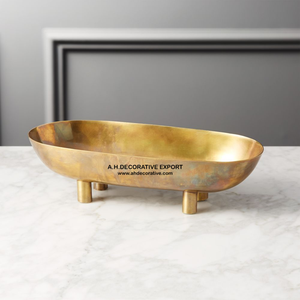 Florero de Metal Dorado en Forma de Barco, Florero Decorativo para Mesa de Boda, Personalizado al por Mayor - Product Image 3