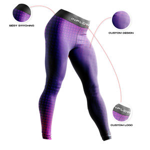 กางเกงรัดรูปเอวสูงสำหรับผู้หญิงกางเกงเล่นโยคะออกกำลังกายระบายอากาศได้พิมพ์ลายระเหิด - Product Image 5