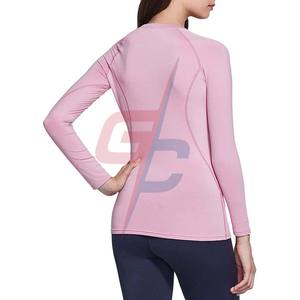 Camisas largas de compresión Baselayer para mujer, equipo de invierno, camisas de entrenamiento de Fitness transpirables, proveedor - Product Image 2