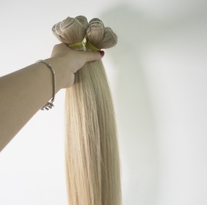 High Quality Thin Straight Hair Weft Extensions B4017 Weft Straight Color 55cm - Product Image 4