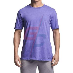 Fournisseur de t-shirts à manches courtes en coton pour hommes athlétiques - Product Image 5