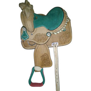 SELL Show Western tan cuero sillín IN;34648 14 15 16 17 18 Dollar 65 - Product Image 6