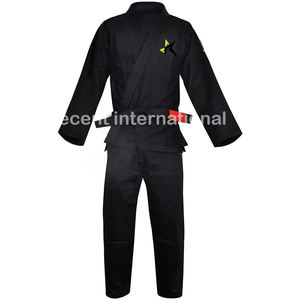 Combinaison de judo et de jiu-jitsu personnalisable faite à la main, uniforme de sport de karaté, kimono de combat, polyester/coton, unisexe, adultes, en provenance du Pakistan - Product Image 2
