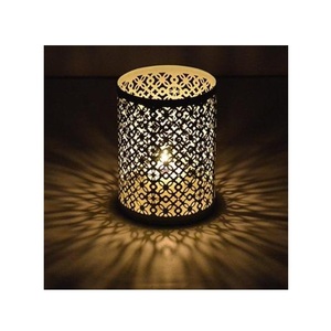 Porte-bougie chauffe-plat antique design élégant classique fait à la main moderne métal marocain chauffe-plat bougeoir - Product Image 5