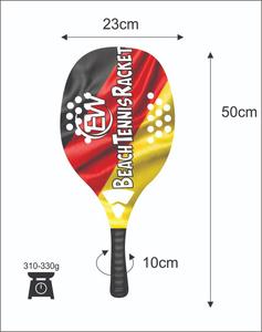 Raquetas de Tenis Playa Personalizadas de Carbono y Fibra de Vidrio con sus Logotipos y Combinaciones de Colores 310-330g 50cm - Product Image 1