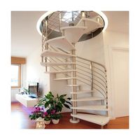 Housse d'escaliers en spirale béton, antidérapante, intérieur et extérieur, carrosserie de luxe préplumée, bâche en spirale