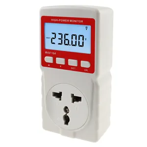 Digital LCD Micro Power Meter analizzatore Monitor Tester di tensione presa elettrica presa ad alto consumo energetico