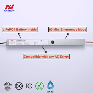 Skinny 8 Wát LED chiếu sáng khẩn cấp Gói DC sao lưu với LiFePO4 Pin 5-năm bảo hành được thực hiện trong Đài Loan loại <span class=keywords><strong>Exit</strong></span> dấu hiệu ánh sáng - Product Image 3