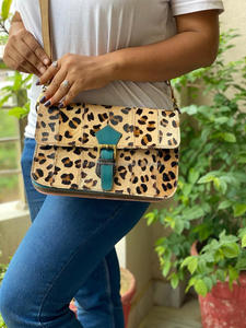 กระเป๋าถือหนังสไตล์ลำลองสำหรับผู้หญิง,กระเป๋ามีสายสะพายกระเป๋าถือหนังวัว - Product Image 3