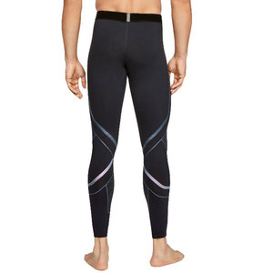 Custom Logo <strong>Low</strong> <strong>Rise</strong> High Impact Work Out Fitess Gym Sports <strong>Leggings</strong> for Men - Product Image 2