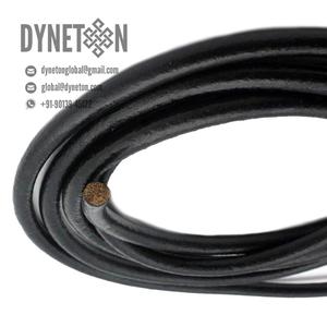 DYNETON 100% Pure <b>Leather</b> Cords with Customizable Color & Size ISO Certified - Product Image 3