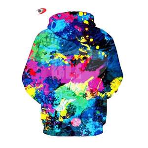 Sweat à capuche en molleton de coton et polyester de haute qualité, impression par sublimation intégrale, sweat à capuche personnalisé, sweat à capuche tendance pour hommes - Product Image 4