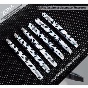 Pinzas profesionales para cejas, la mejor depilación inclinada de acero inoxidable, pinzas para cejas, desplumador de etiqueta privada - Product Image 3