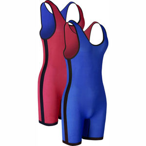 Custom Youth Sublimation Running Shorts Wrestling Singlet - Product Image 1