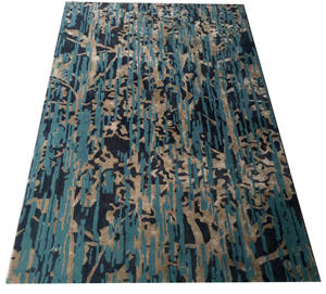 Alfombra y alfombra de yute y lana de lino con mechones a mano para vestíbulo y sala de estar, alfombras y juegos elegantes - Product Image 1