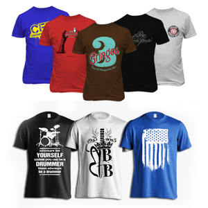 Camiseta de Hombre al por Mayor, Talla Grande, 100% Algodón, Cuello Redondo, Manga Corta, Estilo Cuadrado, de Lujo, Unisex, con Estampado Personalizado, de Bangladesh - Product Image 3