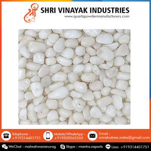 Piedra de guijarros blanca Natural para el hogar - Product Image 5