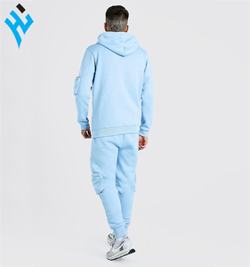 2025 nouveau Design de luxe survêtements de sport personnalisés pour l'hiver OEM personnalisé formation Logo Style couleur unie pour hommes survêtement - Product Image 5