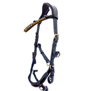 OEM ODM Custom Logo Professional Manufactures 100% Top High Quality PU Leather Horse Riding Bridle With <b>Cheap</b> Price - Product Image 4
