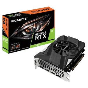 GIGABYTE NVIDIA Geforce RTX 2060 MINI ITX OC 6G with 170 mm Compact Graphics Card Size Support Over Clock (GV-N2060IXOC-6GD)