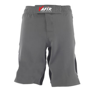 Pantalones cortos profesionales MMA cómodos pantalones cortos de Material de sublimación elástica de 4 vías para concursos hechos desgaste de artes marciales de Pakistán - Product Image 3