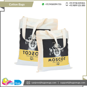 ถุงช้อปปิ้งผ้าฝ้ายรีไซเคิล100% - Product Image 2