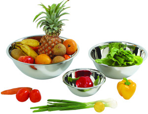 Stainless Steel Polished Classic Eco-Friendly <b>Deep</b> Mixing <b>Bowls</b> Without Lid - Product Image 6