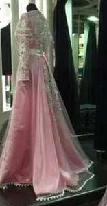 Robe de soirée musulmane formelle pour mariage marocain Robe de soirée élégante à manches longues et modeste pour femmes 2025 - Product Image 2