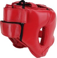 Protector de cabeza de cuero para artes marciales, accesorio transpirable de alta calidad para boxeo