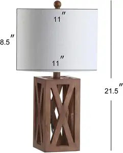 High quality Wooden table lamp bedroom lights for home decoration whatsApp +84 961005832