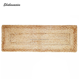 Chemin de Table ovales en Jute pur de style Vintage, 1 pièce, décoration de dîner, de mariage, de cuisine, fait à la main, vente en gros - Product Image 4