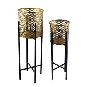 Balcony Garden Plant Planter Home Decor Metal Plant <b>Pots</b> <b>Large</b> Iron <b>Flower</b> <b>Pots</b> - Product Image 1