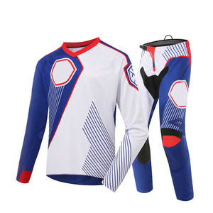 2024 conceptions personnalisées faites respirant MX ensembles Dirt Bike hommes à manches longues haut moteur Cross Jersey porter des motos descente - Product Image 1
