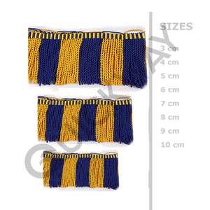 Gold Metallic Bullion Fringe <b>Trim</b> High Quality Bullion <b>Tassel</b> Fringe for Church Vestments Liturgical Garments OEM Wholesale - Product Image 3