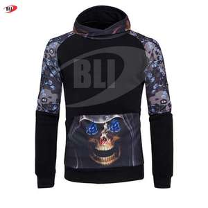 Pull à capuche personnalisé 3D imprimé par sublimation prix de gros sweats à capuche en tissu polyester avec impression de logo personnalisé pour hommes femmes - Product Image 2