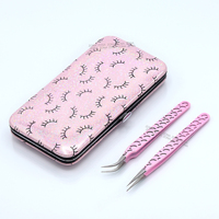 Kit d'Extensions de Cils Magnétiques Personnalisées en Gros, Durables, 3 ou 6 Pièces, avec Étui Imprimé, Pince en Acier Inoxydable et Outil en Cuir PU