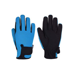 Gants d'équitation en cuir élégants hiver Micro tissu équipement de sécurité de course équestre de haute qualité OEM - Product Image 2