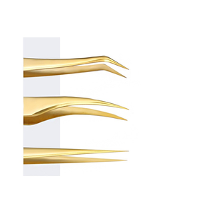 Pinces à cils professionnelles en acier inoxydable, Instruments de manucure de haute qualité, pinces à épiler - Product Image 2