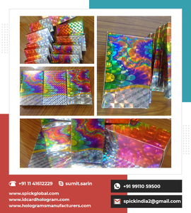 กระดาษห่อโฮโลแกรมใส3D กาวโพลีเอสเตอร์อะคริลิคฟิล์มบรรจุภัณฑ์แบบด้านเดียว - Product Image 6