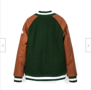 Veste en cuir PU pour homme, saison automne-hiver, veste d'extérieur chaude, coupe ajustée, veste varsity pour homme, vente en gros - Product Image 2