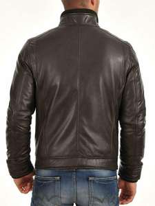 Custom Made New Men's Genuine Sheepskin Leather <b>Jacket</b> Slim Fit Biker <b>Motorcycle</b> <b>Jacket</b> Casual Wear <b>Jacket</b> - Product Image 4