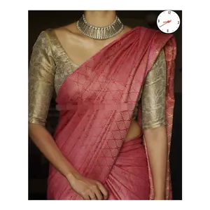 Best Exporter New Latest Design Beautiful Colors in Katan Silk Saree For Party Wear Saree