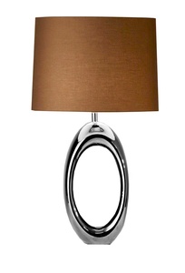 Lampe de table européenne vintage en céramique pour salon, villa de luxe, chambre à coucher, bureau, lampe de décoration intérieure en laiton à LED - Product Image 2